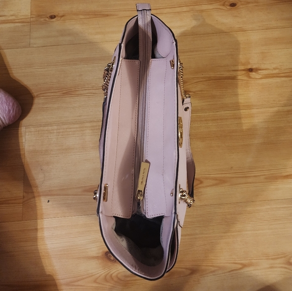 Michael Kors Powder Pink Leather Jet Set Travel Chain Tote - Picture 10 of 16